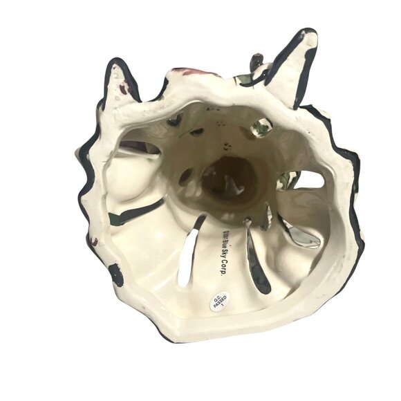 Blue Sky Clayworks Ceramic Santa Figurine W/ Stars & Animals 7.5" Christmas Deco - Picture 7 of 10